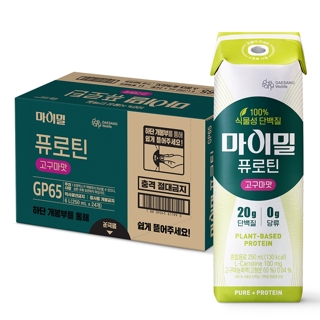 [대상웰라이프] 마이밀 퓨로틴 고구마맛 (250mlx24팩), 1박스 (★유통기한 26.05.25)