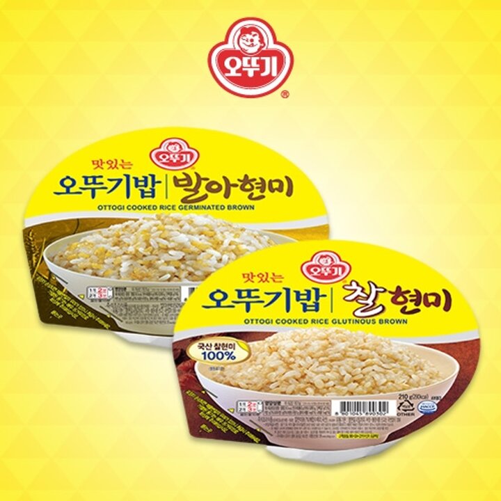 오뚜기밥 발아현미 210g*6개+오뚜기밥 찰현미 210g*6개