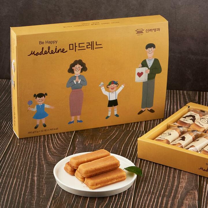 [신라명과] 마드레느(대) 480g 32개입 선물용쇼핑백