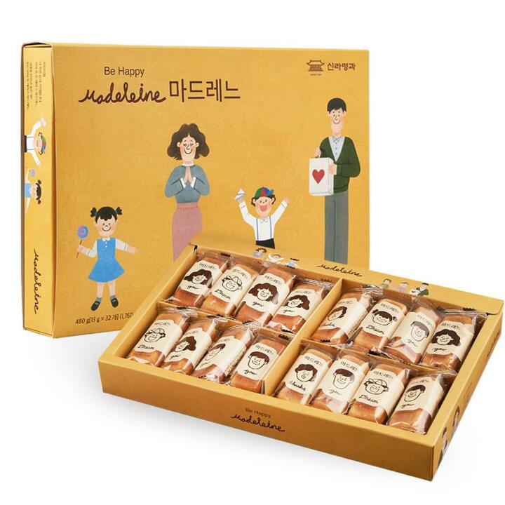 [신라명과] 마드레느(대) 480g 32개입 선물용쇼핑백