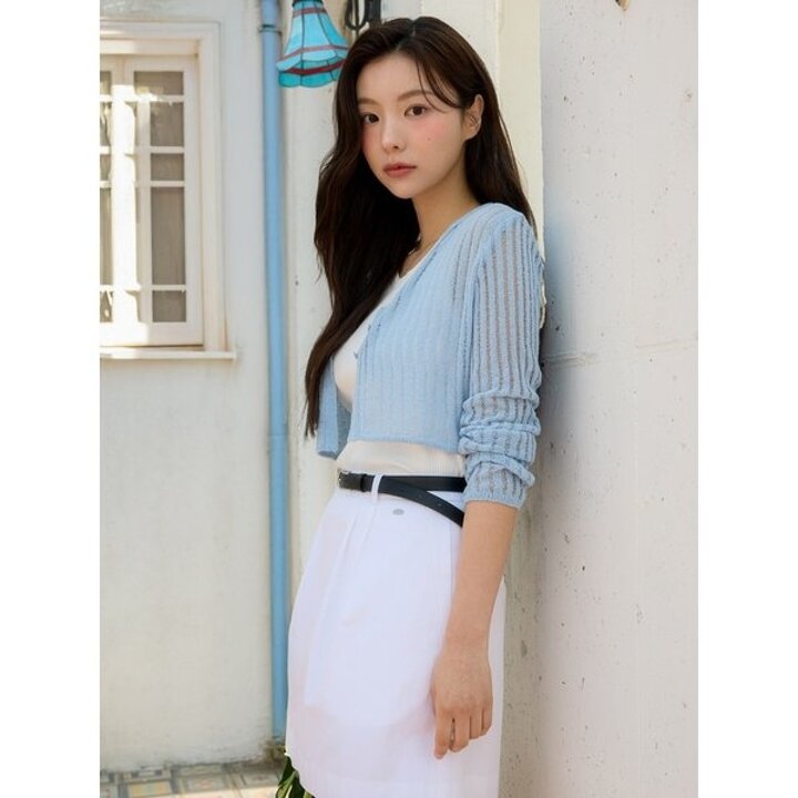 (신세계김해점)턱장식 A라인 미니스커트 OW5MS448