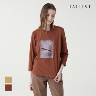[데일리스트] 프린트 9부 티셔츠_MDEAS3F7131