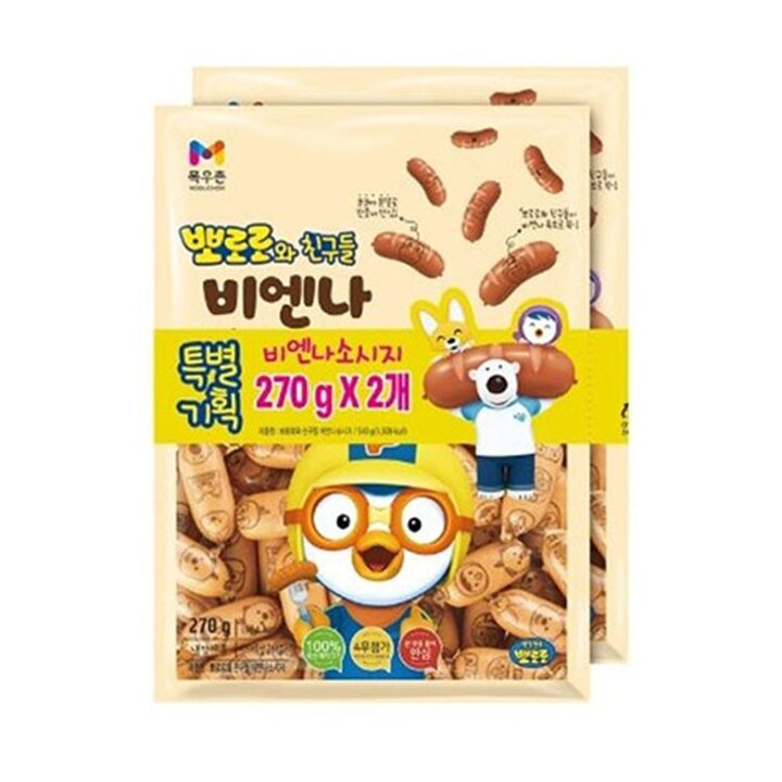 [푸른들마켓][목우촌] 뽀로로와친구들비엔나(270g*2)