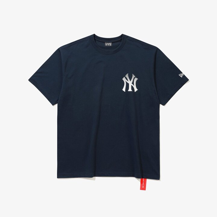 (광주신세계)MLB 뉴욕 양키스 하프톤 티셔츠 네이비 15147536