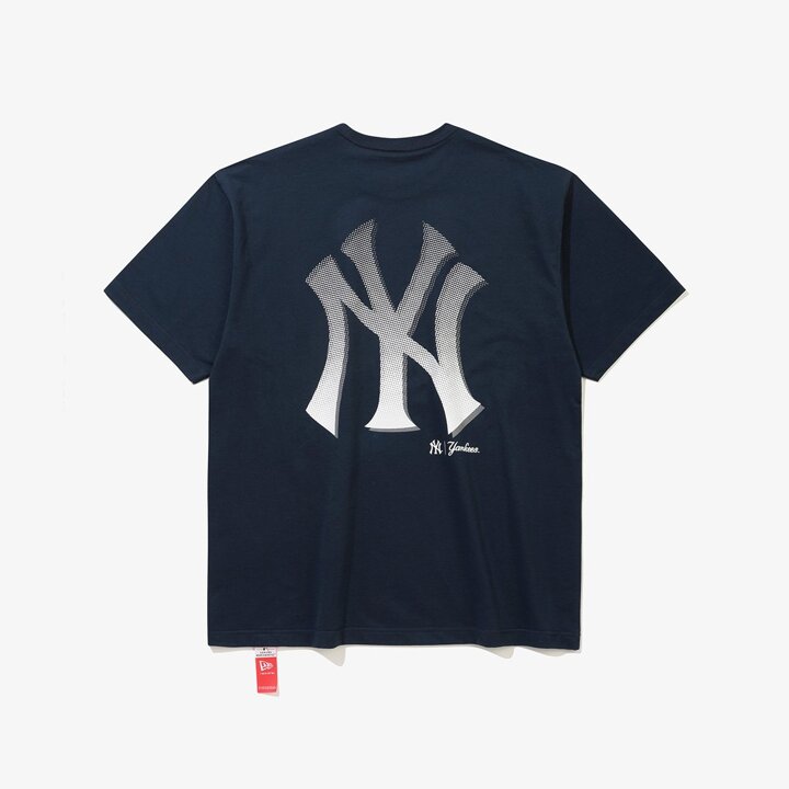 (광주신세계)MLB 뉴욕 양키스 하프톤 티셔츠 네이비 15147536