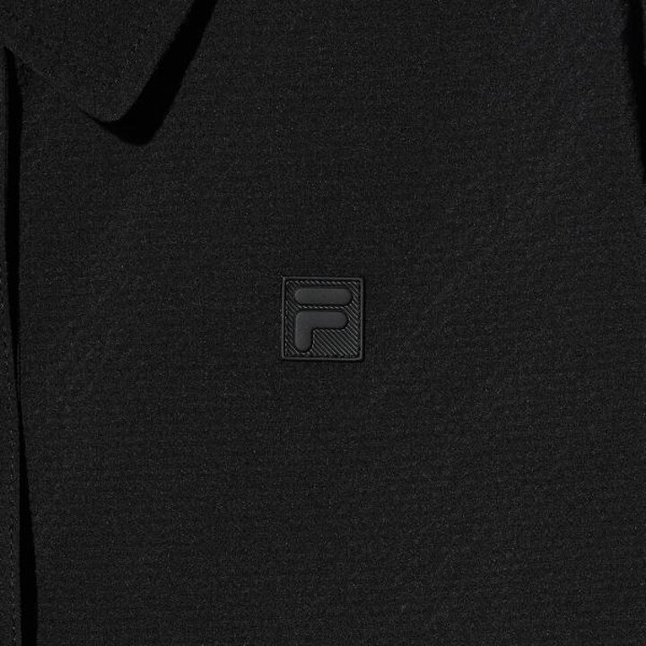 (광주신세계)[FILA] [여] 시어서커 반팔 카라넥 셔켓 (FS2JKH2151F BLK)
