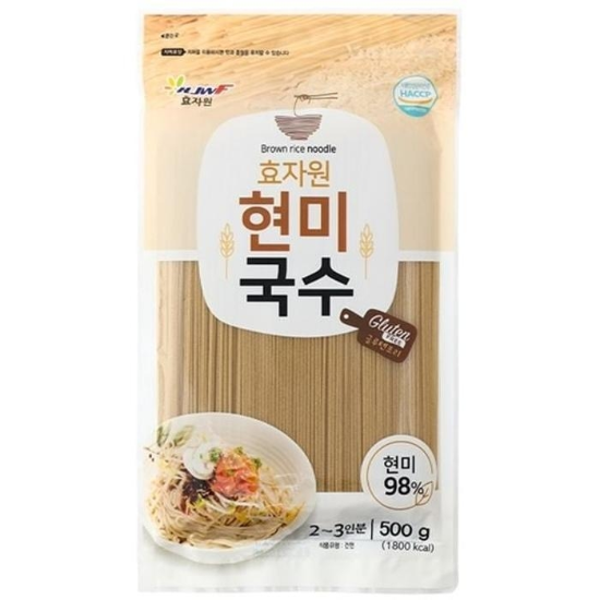 국수랑 스파게티랑 현미국수 500g 으 보리 비빔 잔치