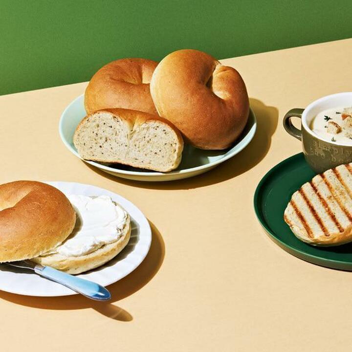널담 저당 고단백 베이글 플레인 4개+크랜베리&호두 3개(총 7개)