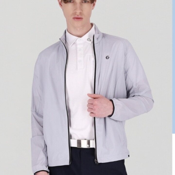 남성  여름절개 포인트 바람막이 점퍼 6J-31301US