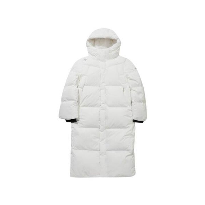 [하프클럽/데상트] 공용 캐논 롱 덕 다운 자켓 AP323XDJ92 WHT0