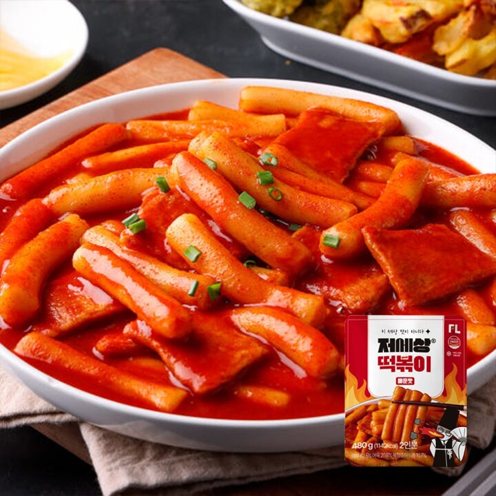 [저세상푸드] 떡볶이 (매운맛) 480g x 2팩
