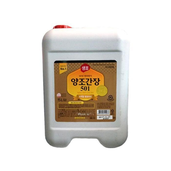 (주)셀러허브 샘표501미유양조간장15리터