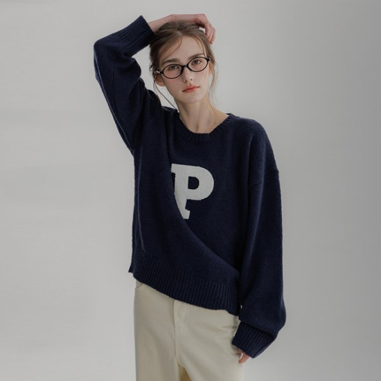 Pit-a-pat Signature Logo Knit