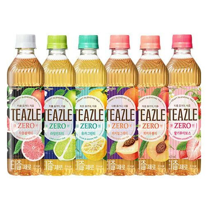 (G) 웅진식품 티즐 제로 500ml 10+10 교차선택 (5종 중 택2)