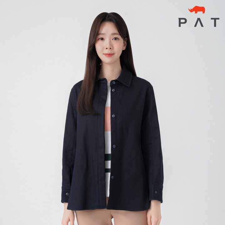 데님 힙기장 셔츠형 자켓_MI61203
