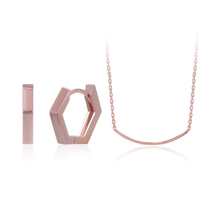 [루브르파리] 14k 골드 귀걸이/목걸이 SET 타미 SET0151