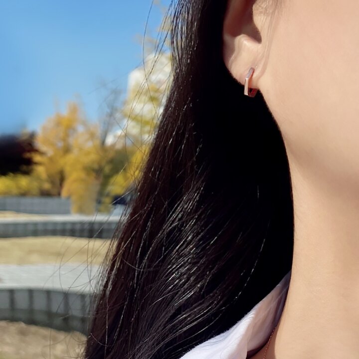 [루브르파리] 14k 골드 귀걸이/목걸이 SET 타미 SET0151