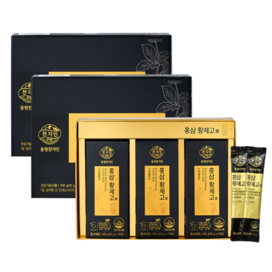 (신세계 사우스시티)[동원천지인] 홍삼 황제고 2개 세트 / 진세노사이드 13mg 함유
