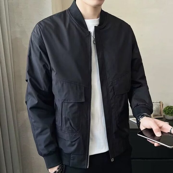 남성 루즈핏 블루종  포켓 항공점퍼 DMS-JK-SISJK31