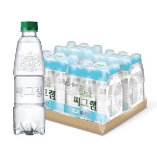 [본사직영] 씨그램 플레인 무라벨 350PET 24입