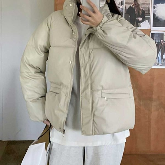 숏패딩 여학생 데일리 포켓 귀여운 여자친구 선물 짧은패딩