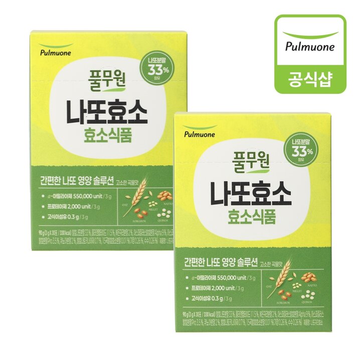 [풀무원] 나또 귀리 효소 (90g)X2개