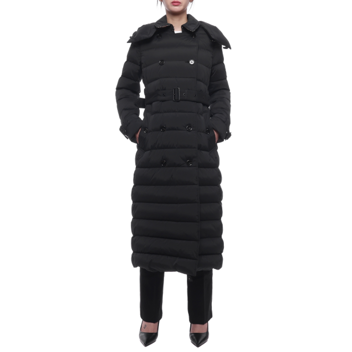 [버버리] 24FW 여성 애쉬윅 후드 롱패딩 (8096365 BLACK 24F)