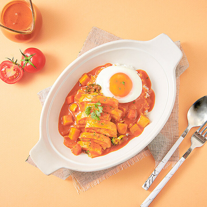 굽네 소스가 맛있는 닭가슴살 슬라이스 레드크림커리 120gx10팩 GD58