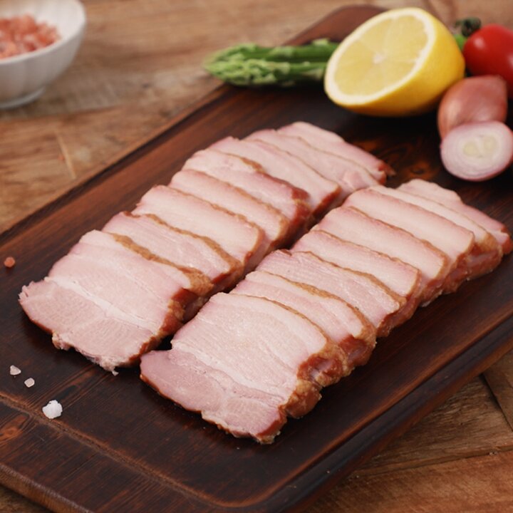 [토랑토랑] 훈제돈삼겹살슬라이스 200g x 6팩 / 참나무 훈연