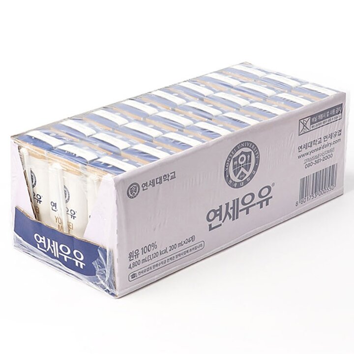 [코스트코] [연세우유]멸균 우유 200ml x 24팩