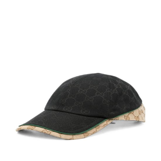 구하다 [해외배송] 26FW 구찌 GG 코튼 캔버스 베이스볼 캡 A001I24HBK31079 black