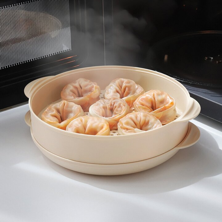 심플아이콘 전자레인지 스팀 찜기 1단