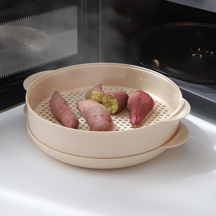 심플아이콘 전자레인지 스팀 찜기 1단