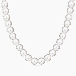 모아르 14K 에끌라드 진주 목걸이 10mm