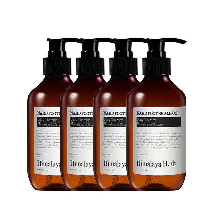 히말라야 허브 나드 풋샴푸 280ml x4개