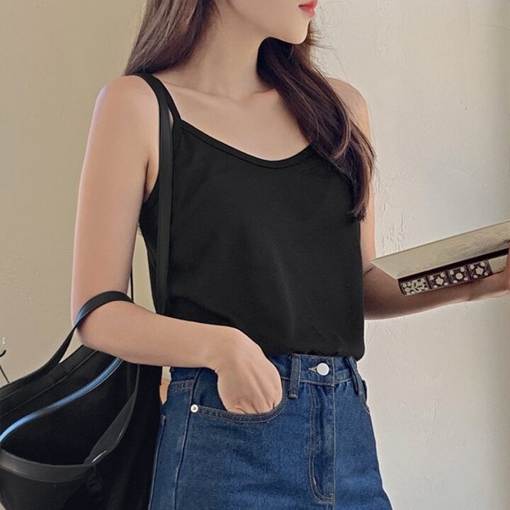 (신세계센텀점)[통기성/쾌적함] 린넨쿨링 베이직 끈나시(44 110) H TS9598