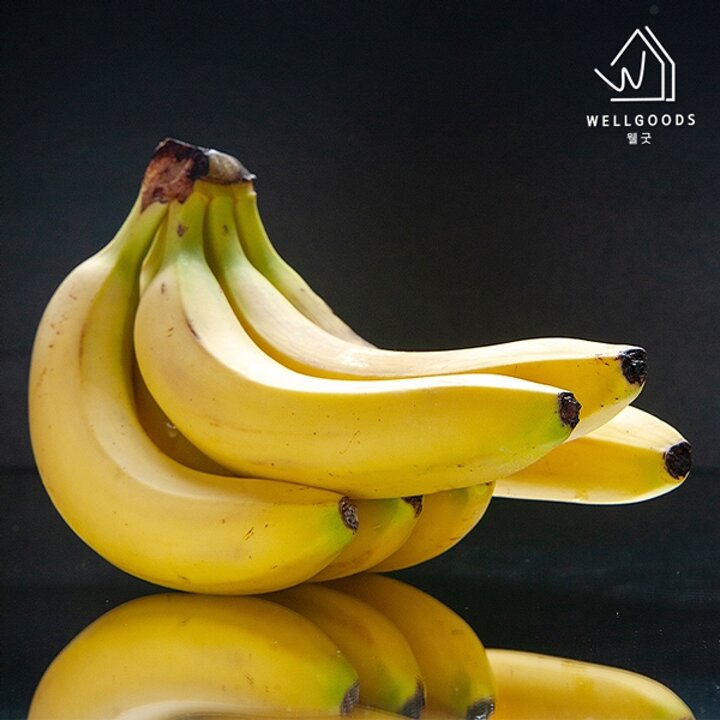 [웰굿] 프리미엄 달콤한 바나나 1.2kg(1수)