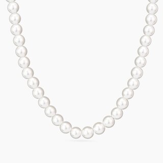 모아르 14K 에끌라드 진주 목걸이 8mm