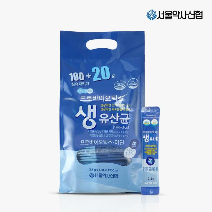 [G][서울약사신협]락토온 프로바이오틱스 생유산균 2.5g 120포