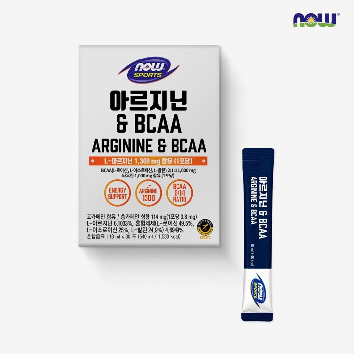 (신세계의정부점)[나우푸드] 아르지닌 n BCAA (30포) x 2박스