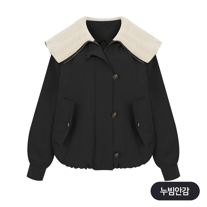 [페이지플린](정가179,000)시어링카라숏트랜츠패딩_P5DPD018C