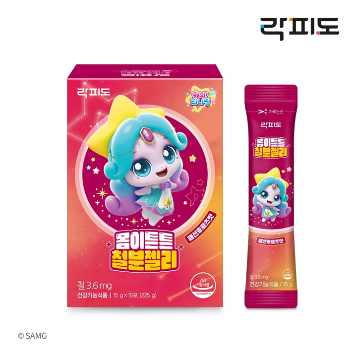 [대상웰라이프] 락피도 몸이튼튼 철분젤리(15gx15포) 1박스 (소비기한 26.08.19)