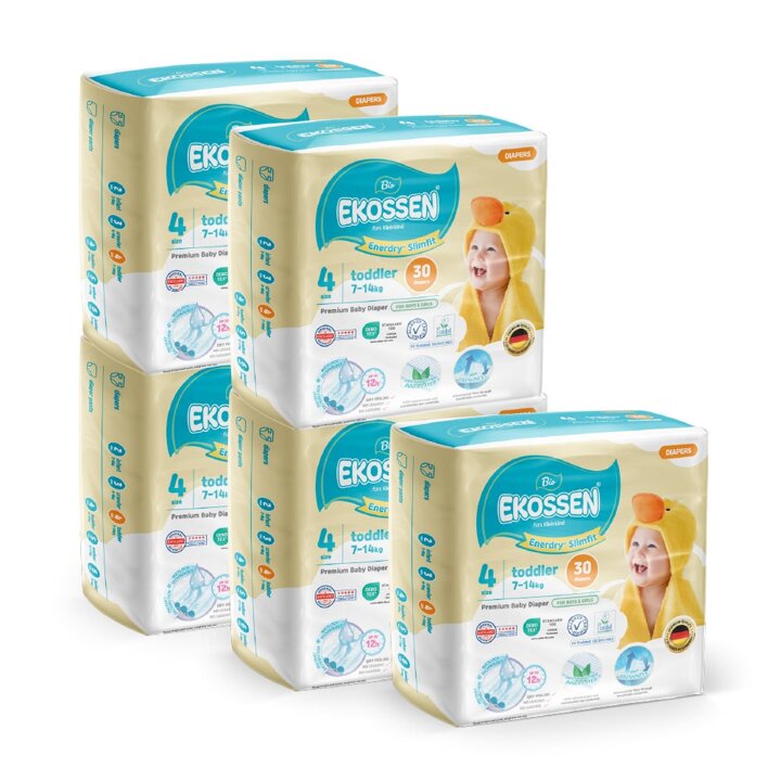 TCF 유럽 프리미엄 기저귀 밴드형 4단계 30P x5개