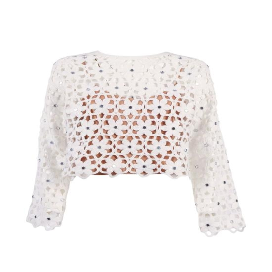 [해외배송] 26SS 마이클 코어스 반팔 티셔츠 MS651ZMKNE100 WHITE