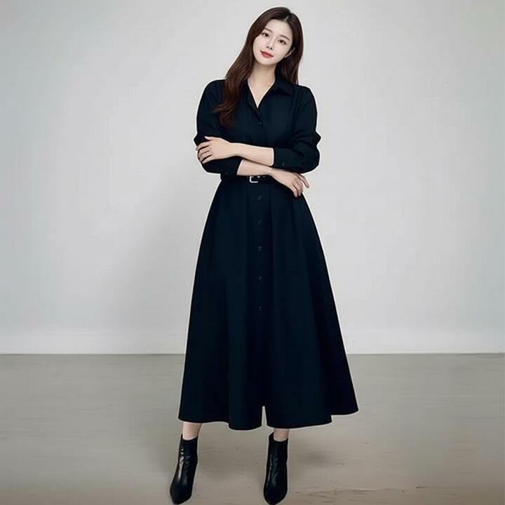 [플로레센스]리안셔츠벨트원피스(색상선택)