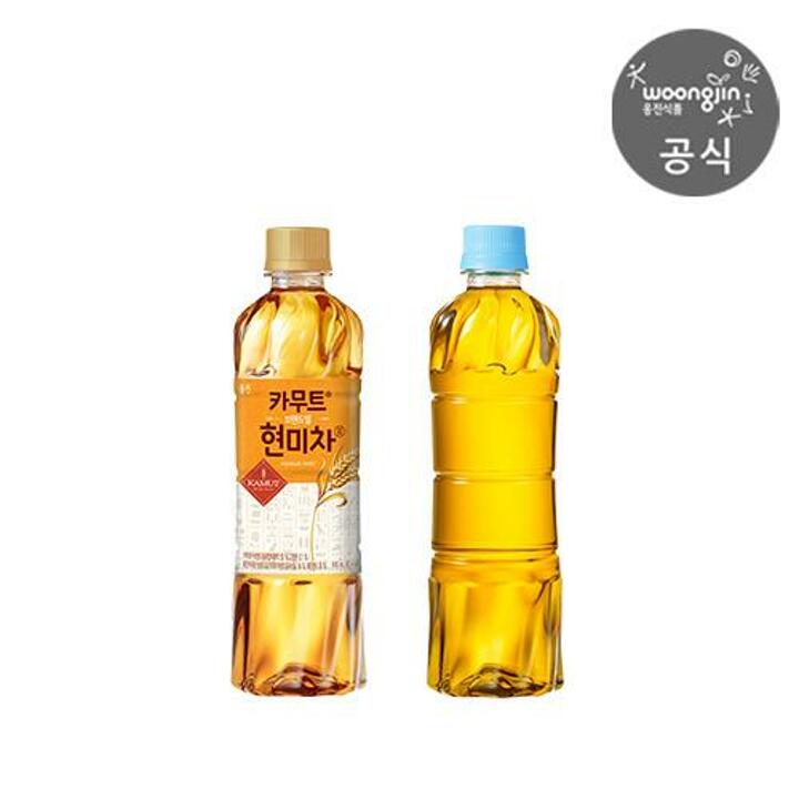 (G) 웅진식품 카무트 브랜드밀 현미차 10입 + 하늘보리 에코 무라벨 10입 교차구성 (500ml X 20입)