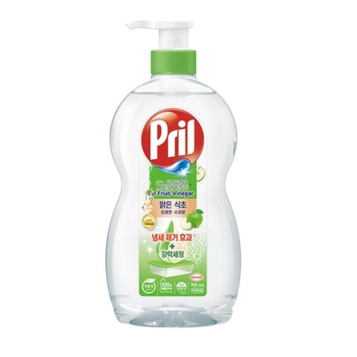 (신세계의정부점)헨켈 주방세제 프릴 맑은식초 상쾌한 사과향 700ml