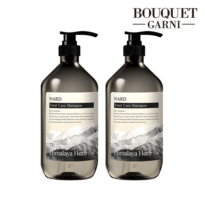 히말라야 허브 나드 토탈 케어 샴푸 시그니처향 1000ml x2개