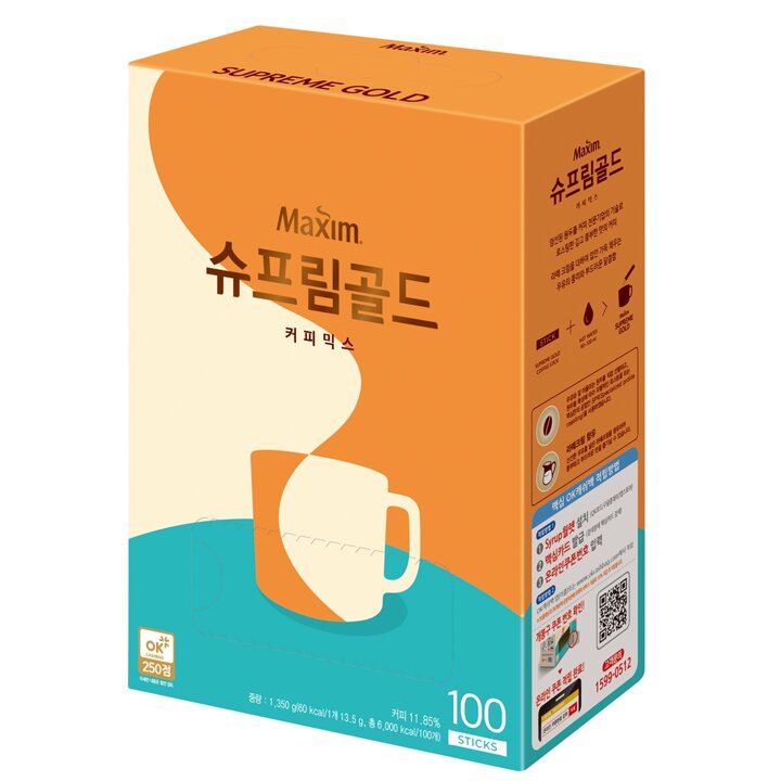 맥심 슈프림골드 100T