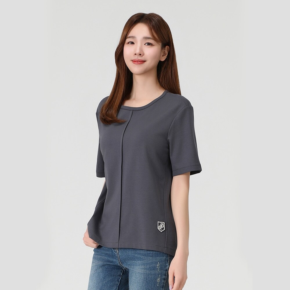 [PAT] 실켓 라운드 티셔츠_MI45301